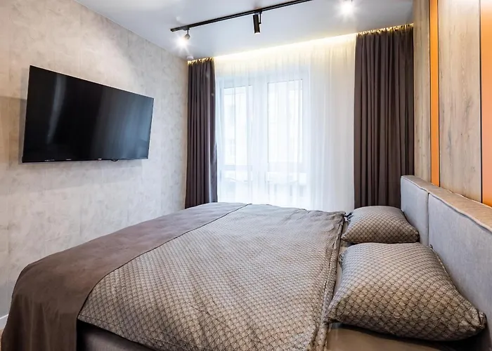 アパート Stylisch New With One Bedroom リヴィウ